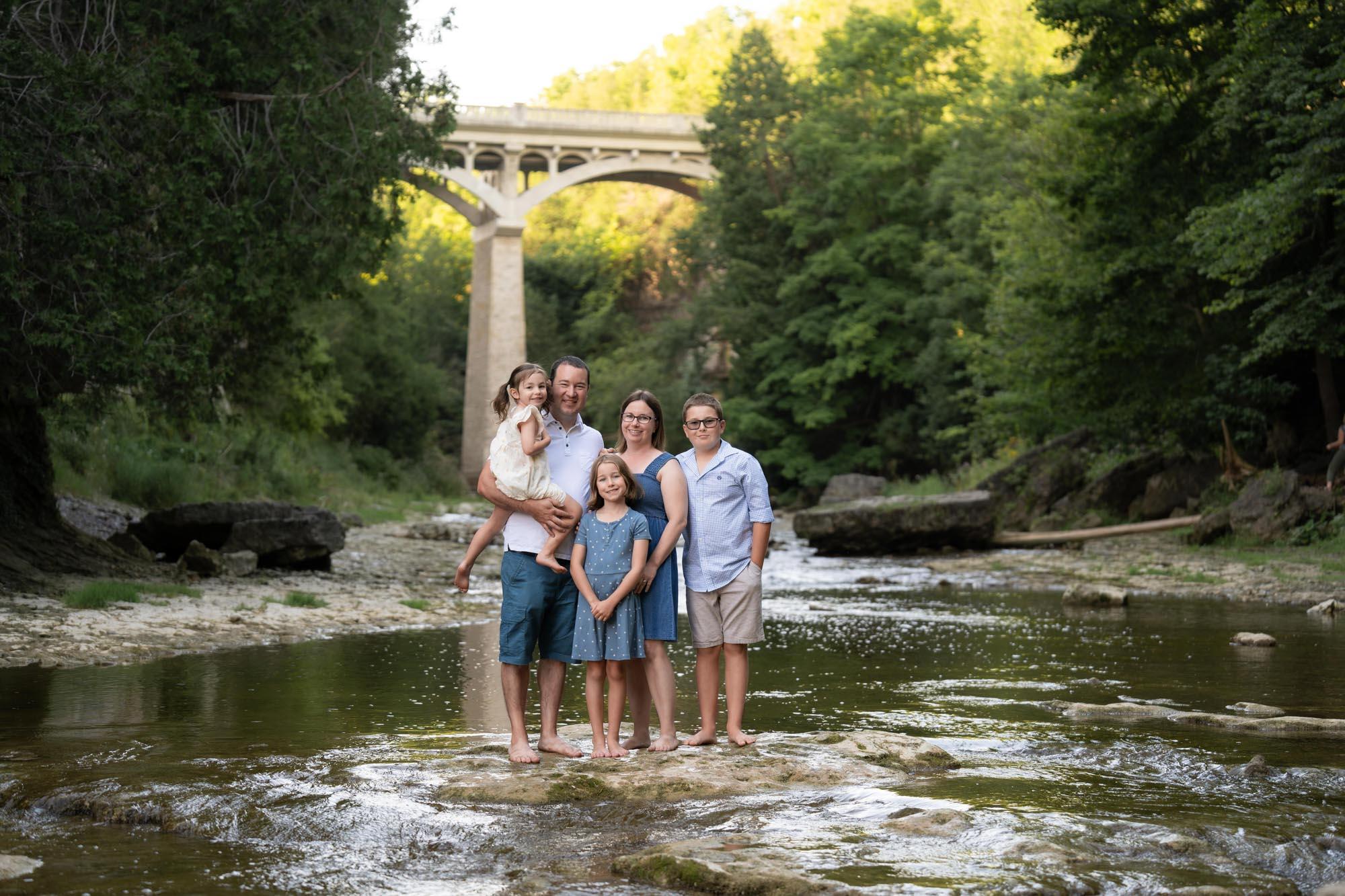 Family Photos in Elora Gorge